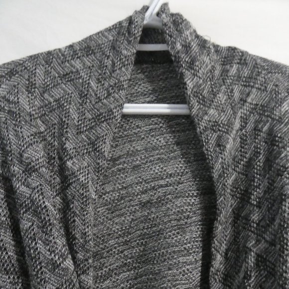 GEORGE | medium | Chevron Salt and Pepper Tie Waist Cardigan | GUC - Picture 3 of 16